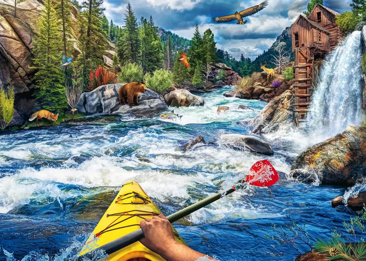 Puzzle Whitewater Kayaking