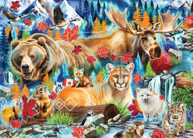 Puzzle  Canada sălbatică
