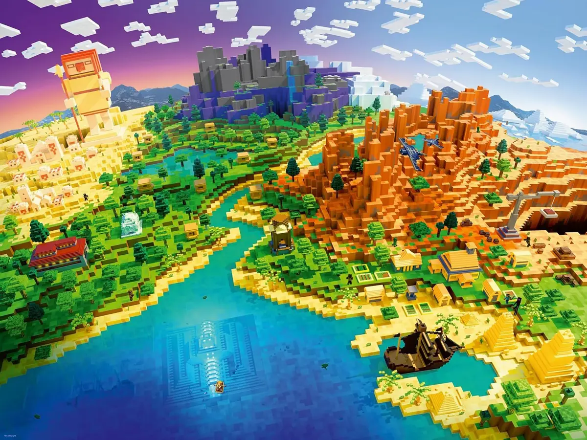 Puzzle A Minecraft világa