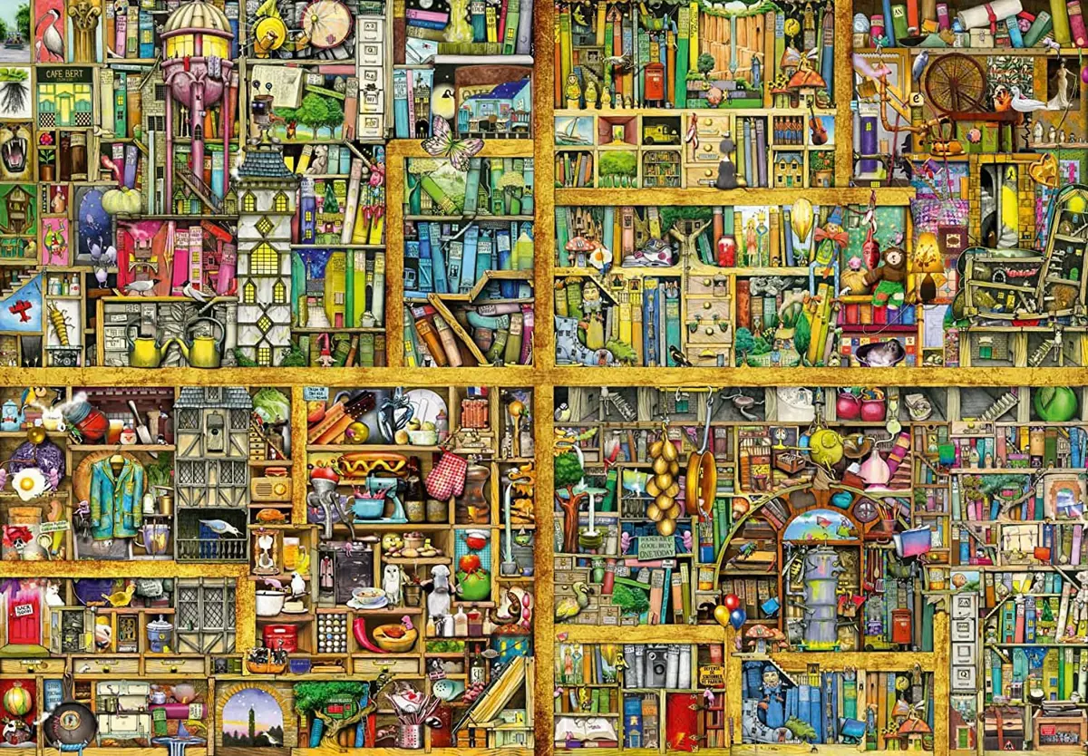 Puzzle Colin Thompson: Magisk Bibliotek