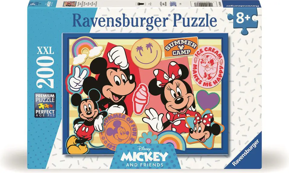 Puzzle Mickey and Minnie on a trip