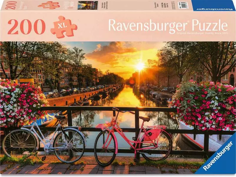 Puzzle Zonsondergang in Amsterdam XXL