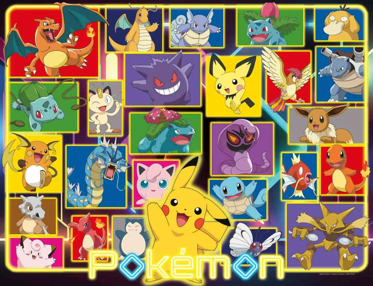 Puzzle Glowing Pokemon