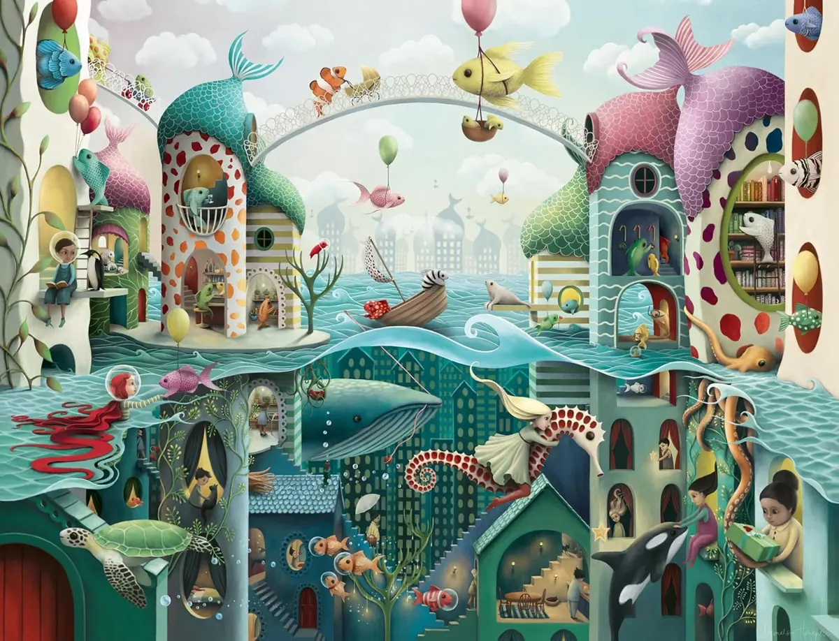 Puzzle Keby ryba mohla chodiť