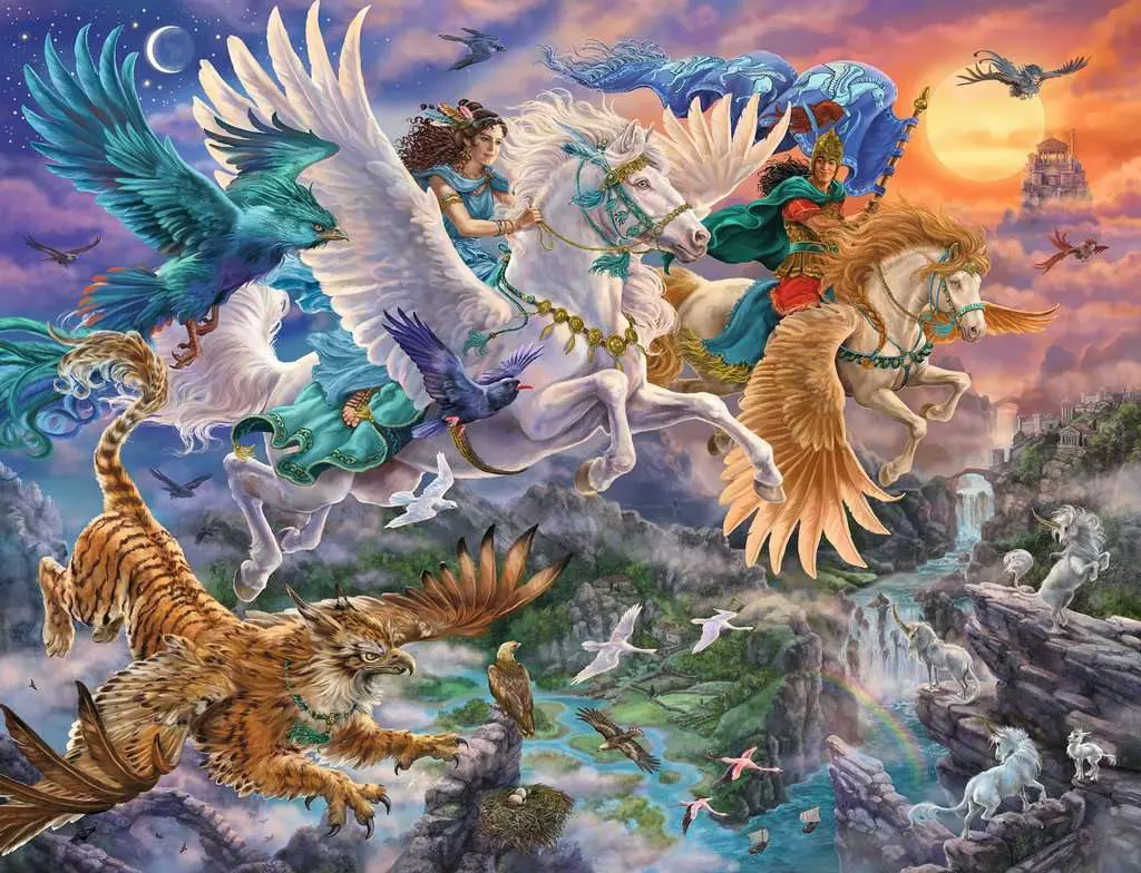 Puzzle Vzduchom na Pegasovi