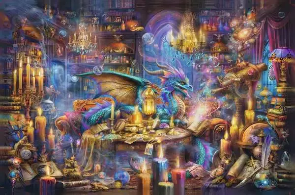 Puzzle Dračia knižnica