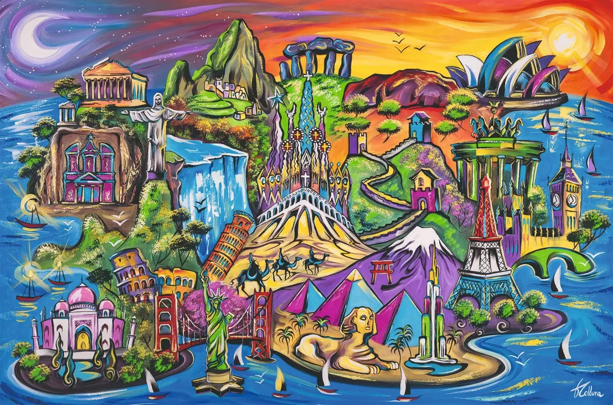 Puzzle Ostrov pamiatok