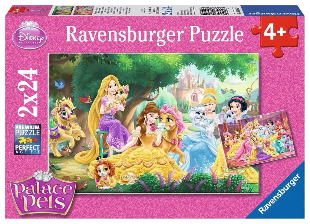 Puzzle 2x24 Disney: Palace Pets