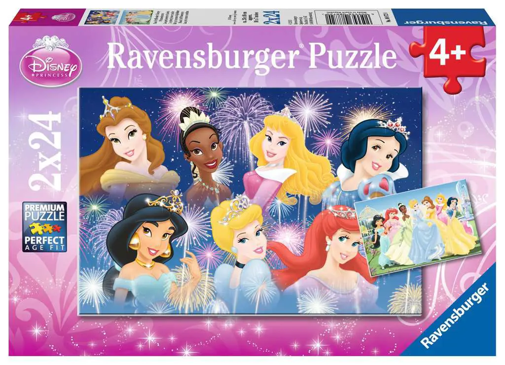 Puzzle 2x24 Disney Princesses