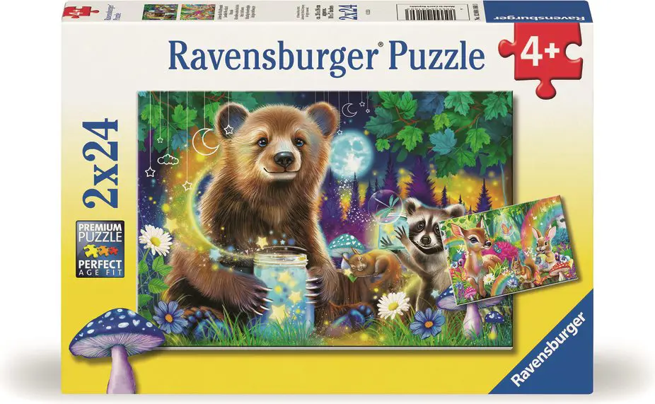 Puzzle 2x24 Friends from the Magic Forest