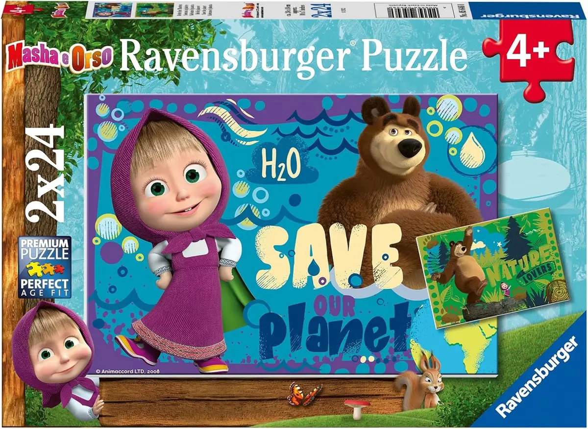 Puzzle 2x24 Masha and the Bear