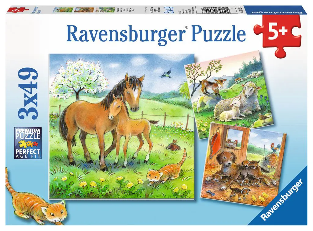 Puzzle 3x49 Animal petting