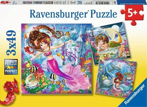 Puzzle 3x49 Charming Mermaids
