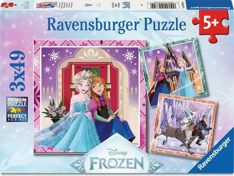 Puzzle 3x49 Disney Frozen