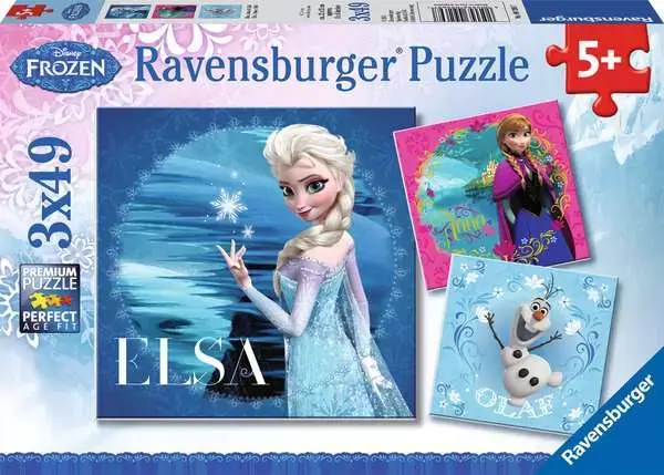 Puzzle 3x49 Elsa, Jane, Olaf