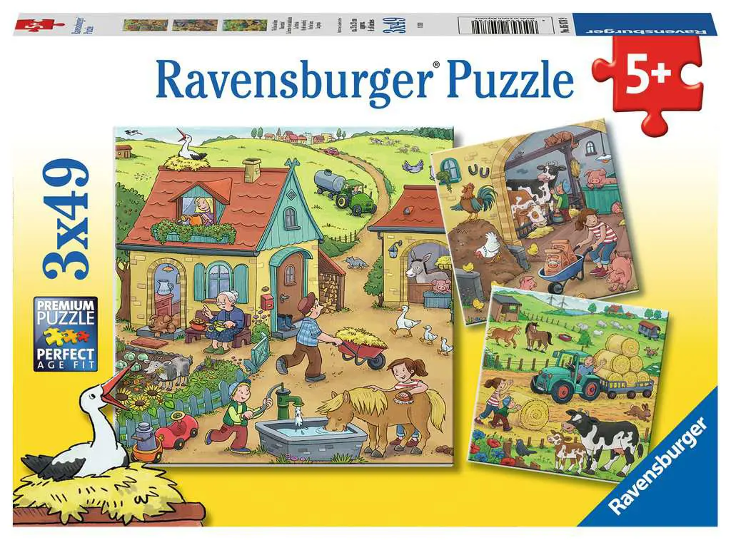 Puzzle 3x49 Les travaux agricoles