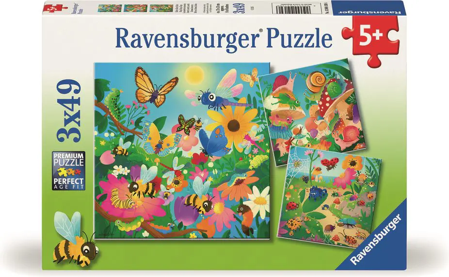 Puzzle 3x49 Insect friends