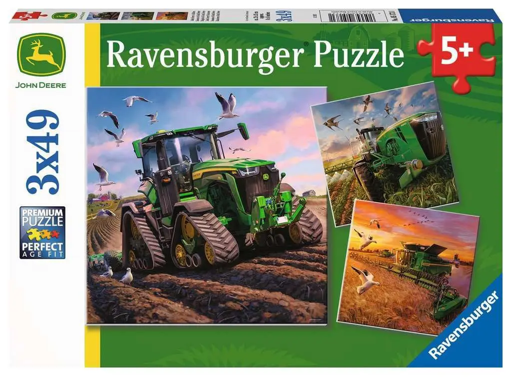 Puzzle 3x49 John Deere in azione