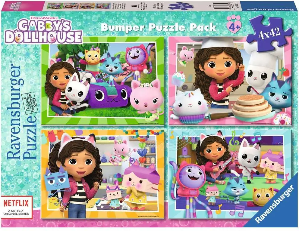 Puzzle 4x42 Gabby's Dollhouse