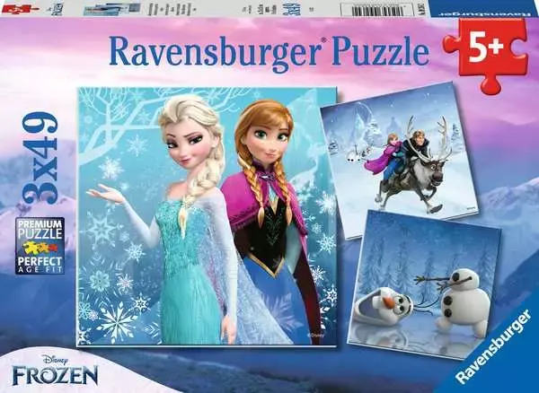 Puzzle Frozen: Aventures d'hiver