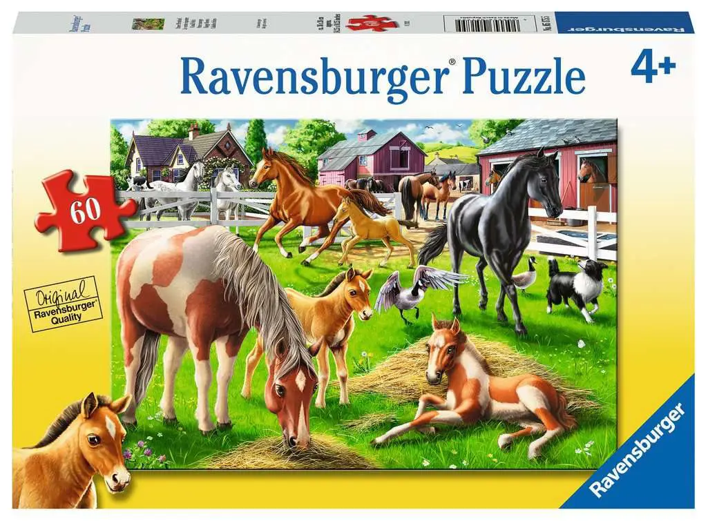 Puzzle Happy Horses