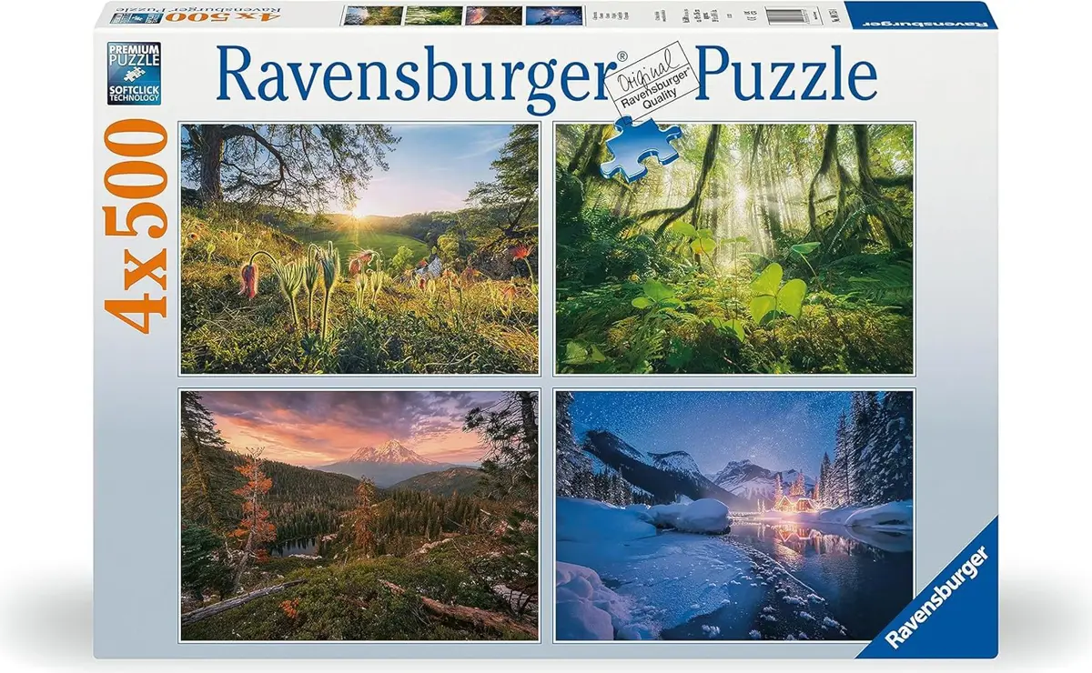 Puzzle 4x500 Four Seasons