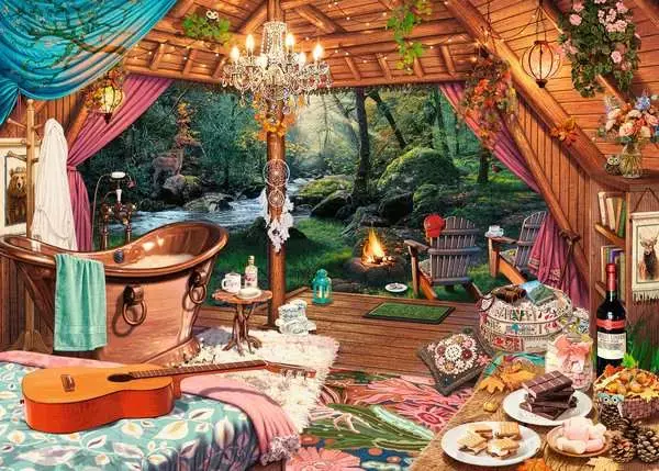 Puzzle Útulný glamping XXL