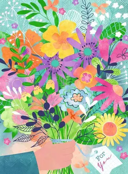 Puzzle Flowers for You