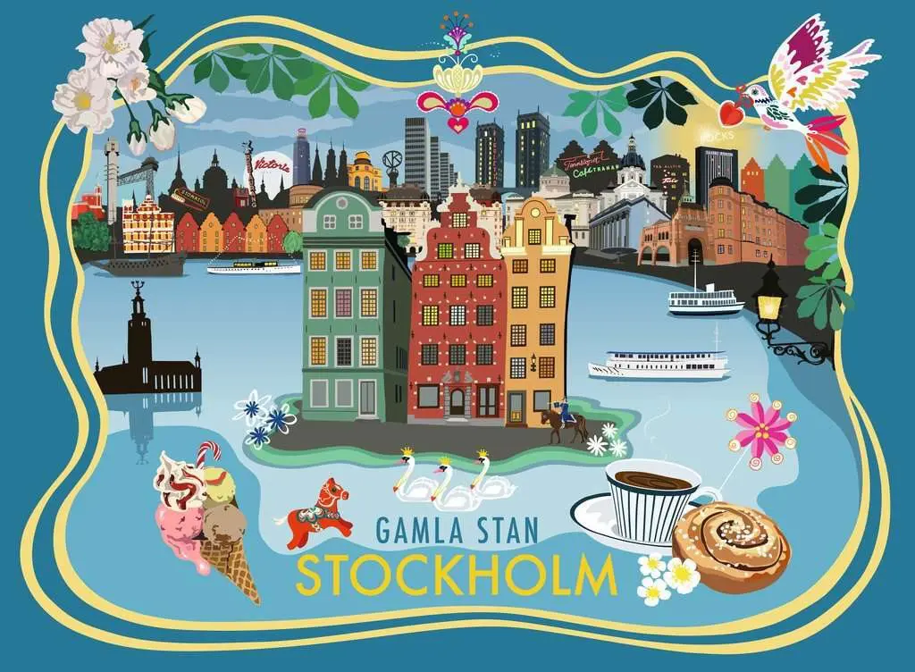 Puzzle Gamla Stan, Stockholm