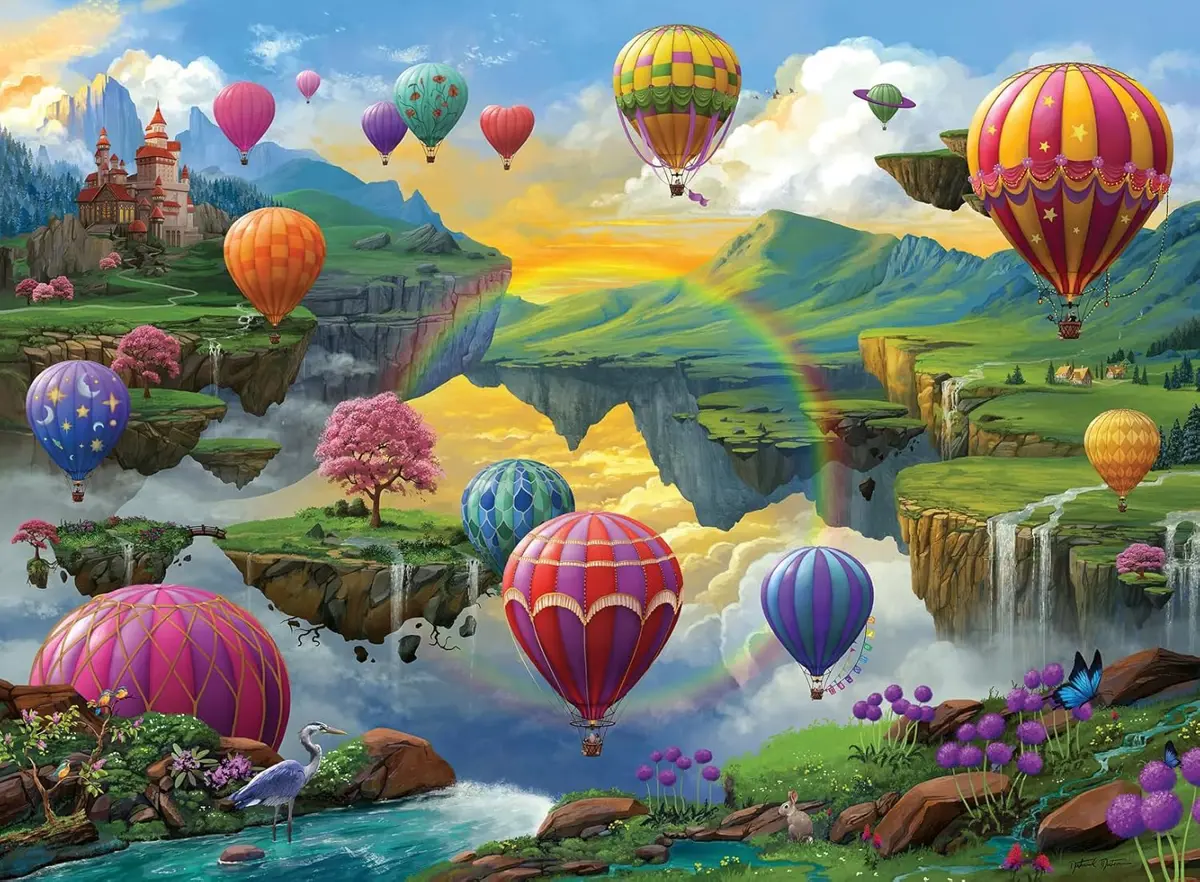 Puzzle  Dolina balonov na vroč zrak