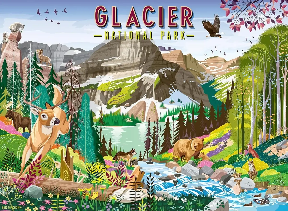 Puzzle National Park Collection: Glacier