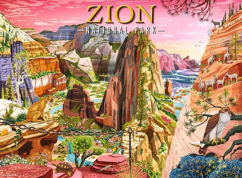 Puzzle National Park Collection: Zion
