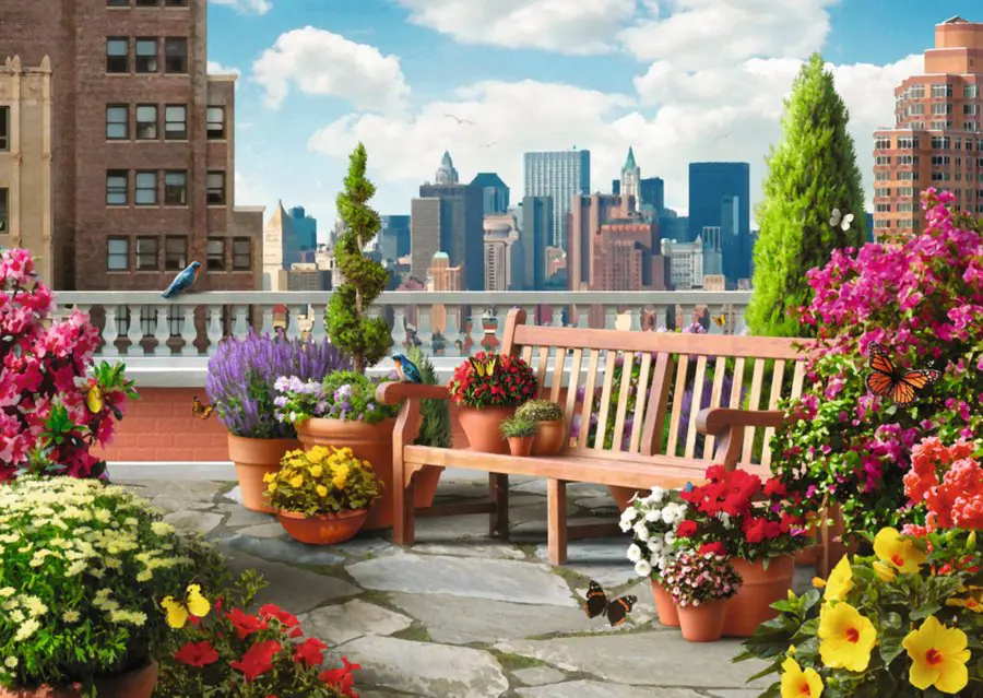 Puzzle Rooftop Garden