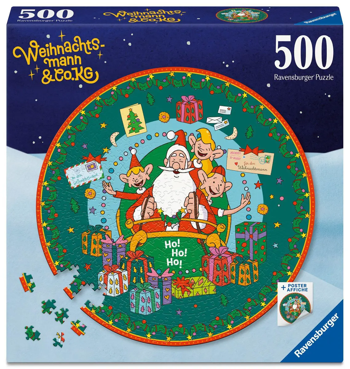 Puzzle Il giro di Babbo Natale