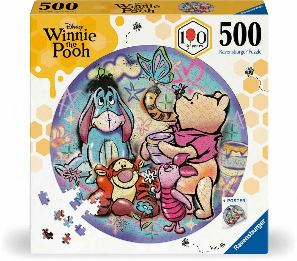 Puzzle Winnie the Pooh – circular 