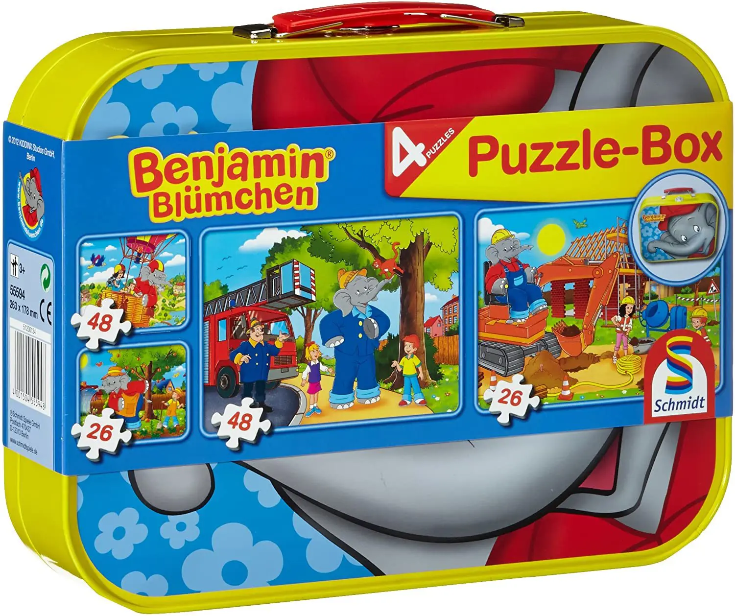 Puzzle 4v1 Benjamin Kvítko v kovovém pouzdře