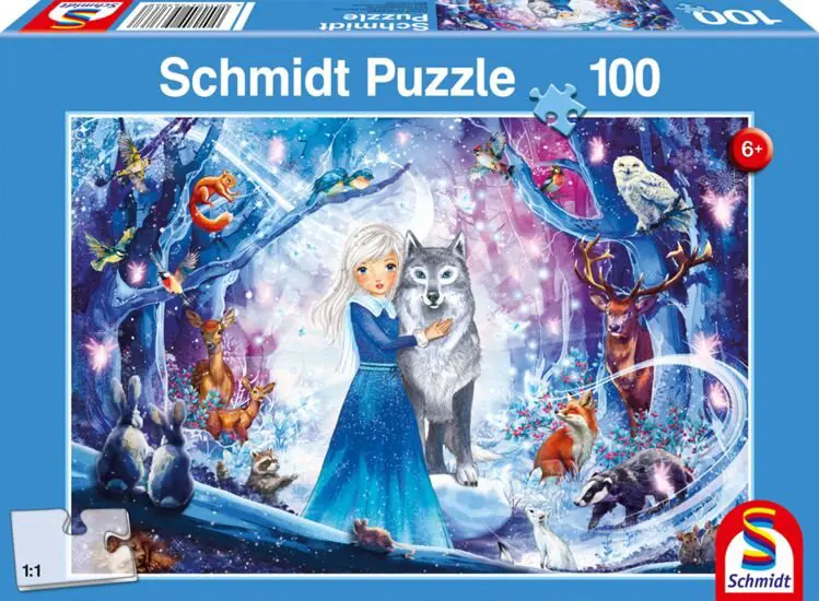 Puzzle Princezná v zasneženom lese