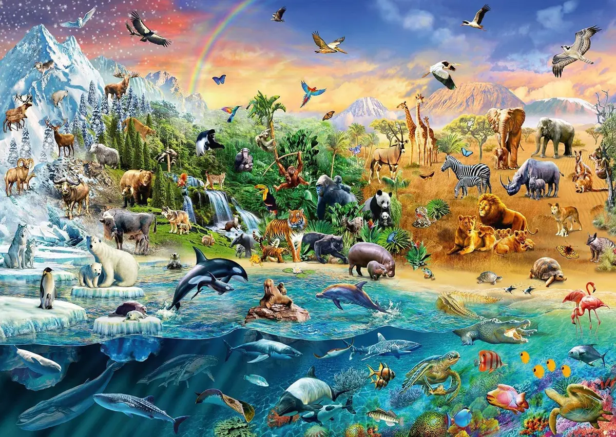 Puzzle Animal Kingdom 1000