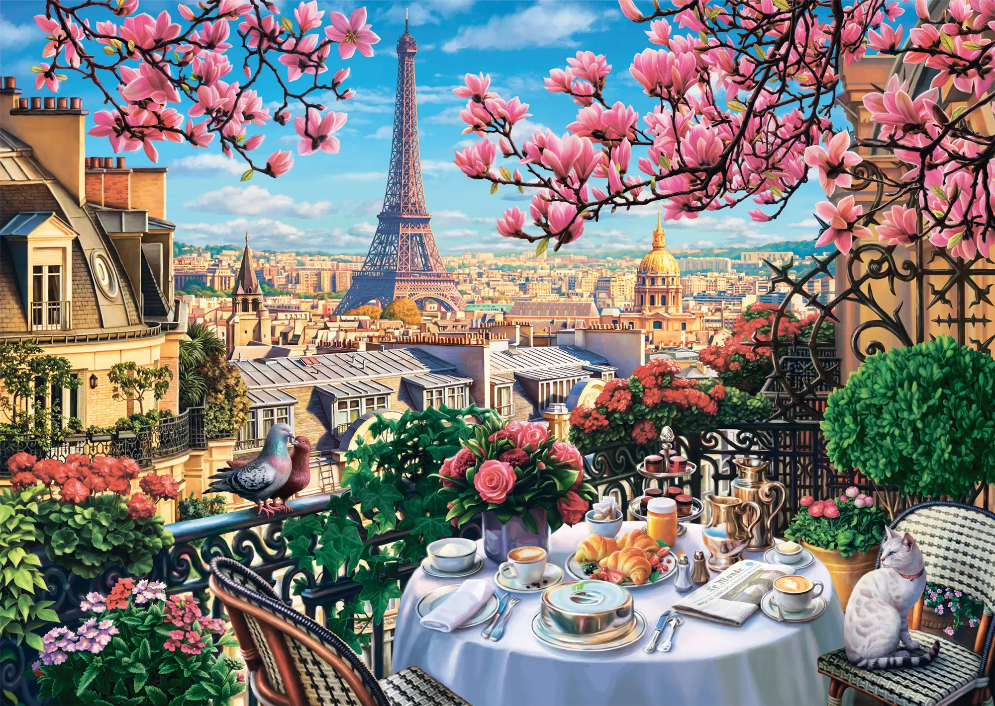 Puzzle Breakfast in Paris