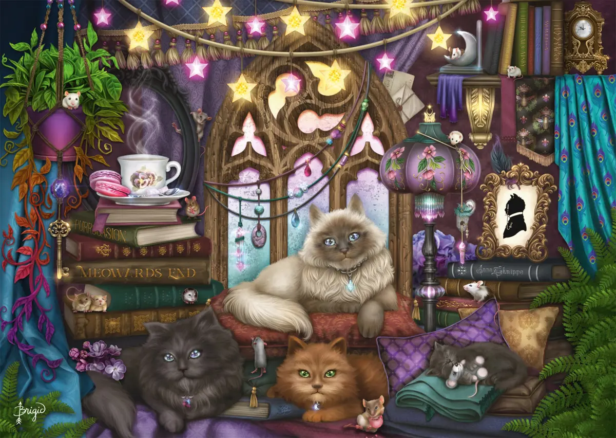Puzzle Brigid Ashwood : Cats and Sofa