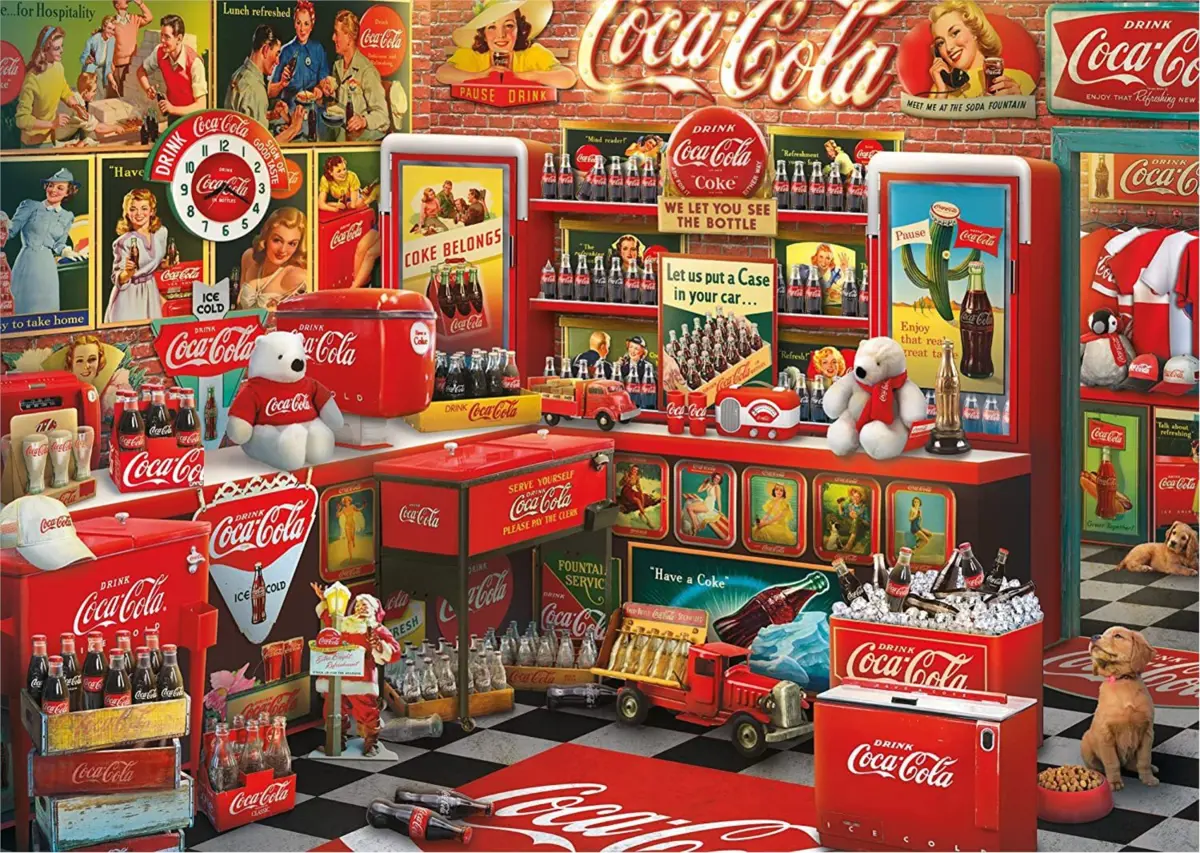 Puzzle Coca Cola - nostalgia, 1 000 pieces