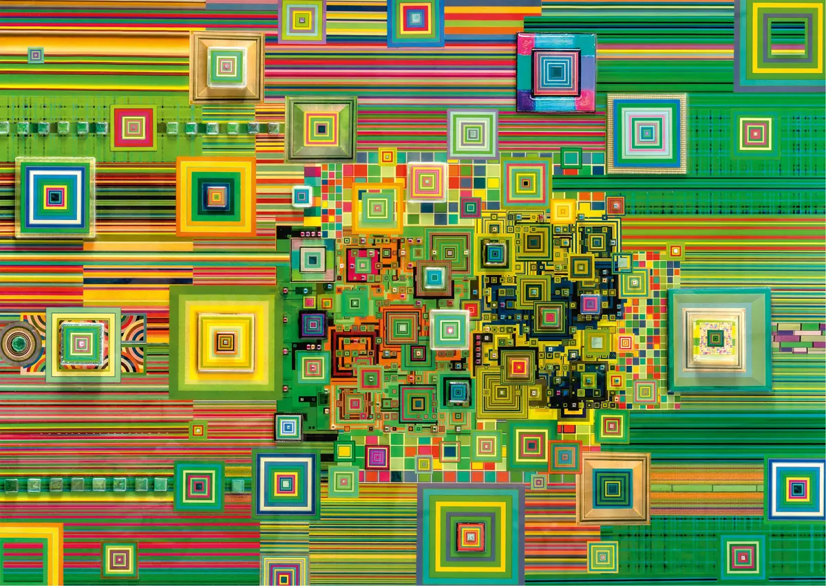 Puzzle Zöld flash disk