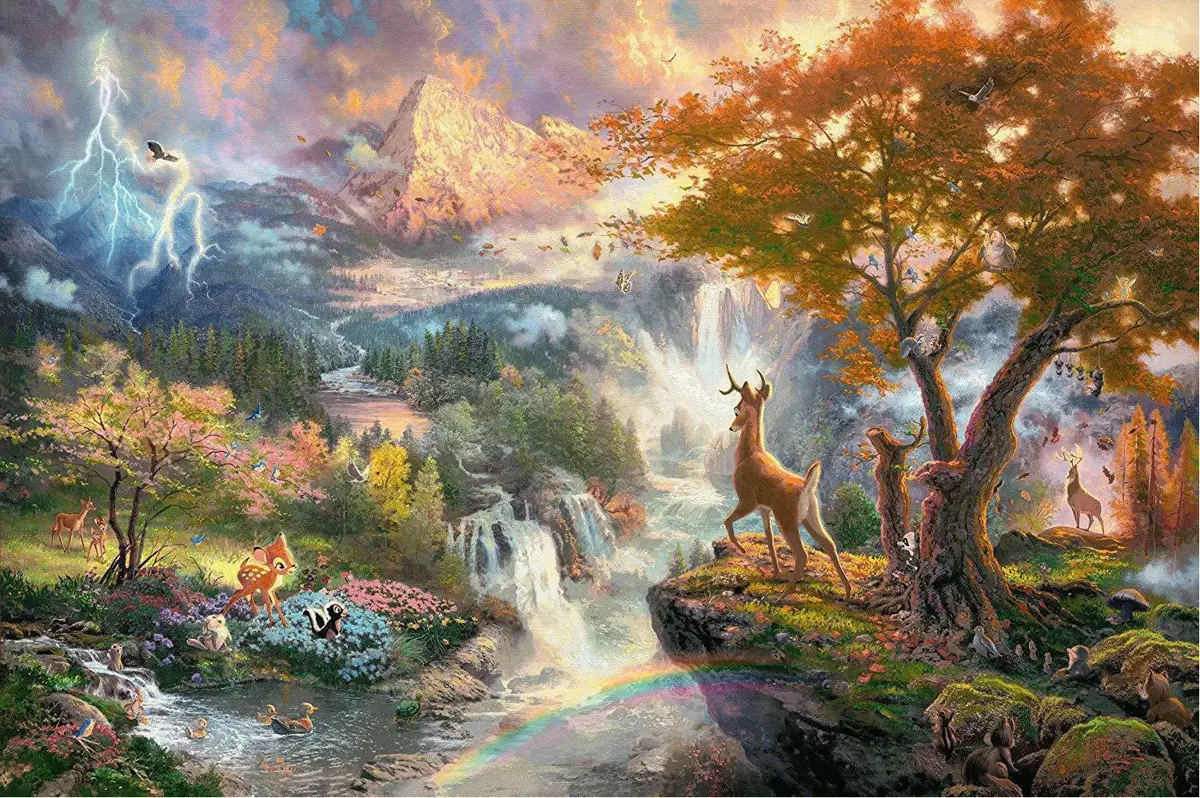 Puzzle Kinkade: Bambi