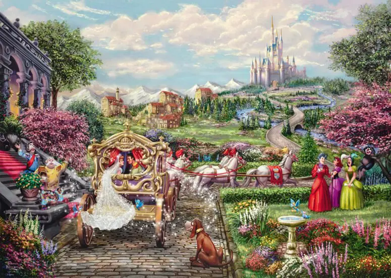 Puzzle Kinkade: Cinderella Happily Ever After