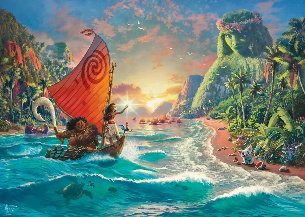 Puzzle Thomas Kinkade: Vaiana
