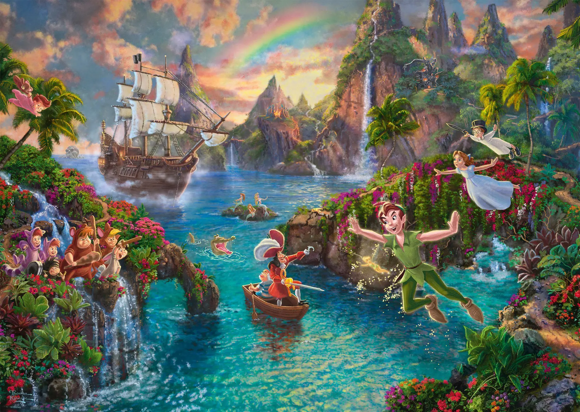Puzzle Thomas Kinkade: Peter Pan