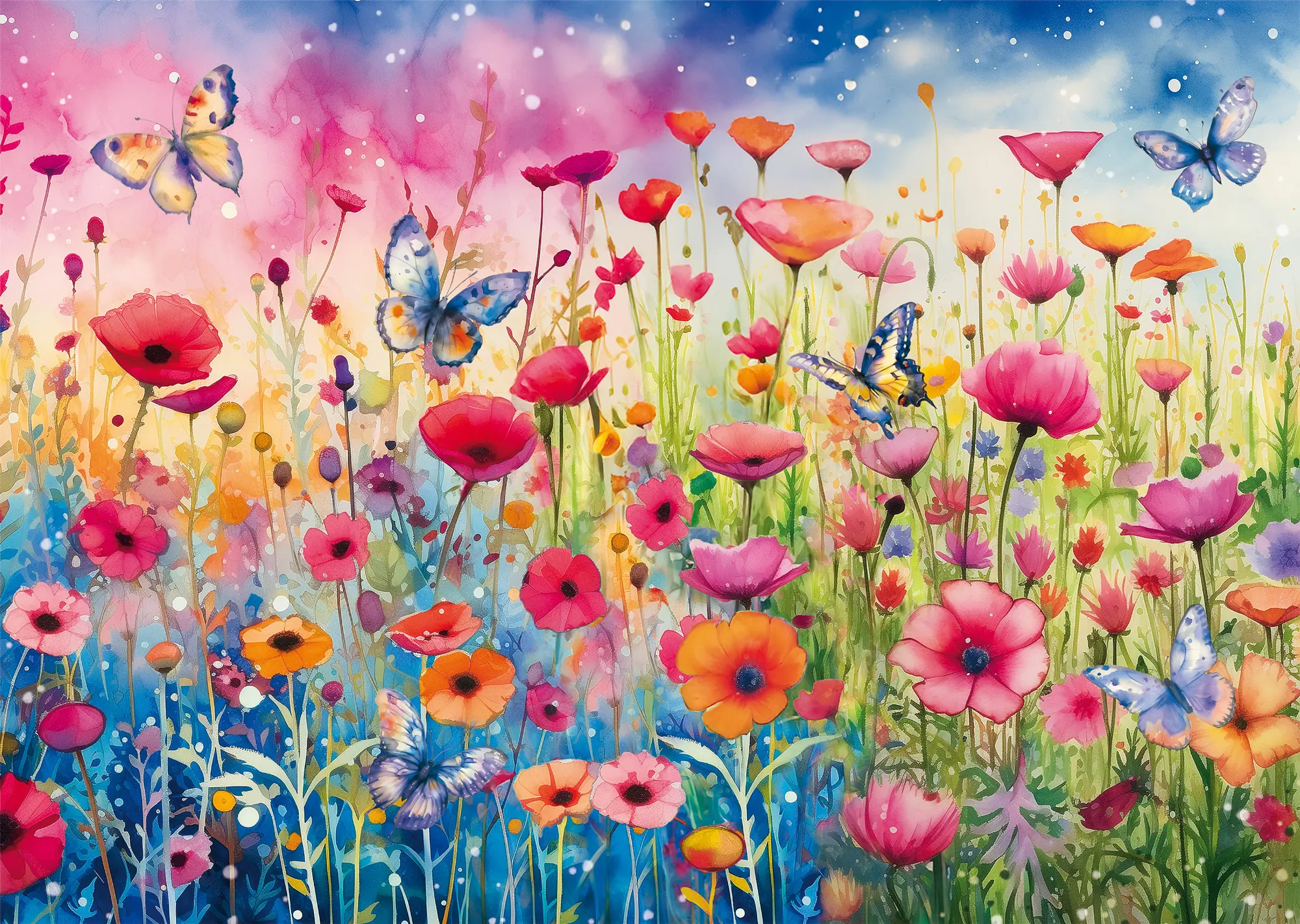 Puzzle Poppy meadow
