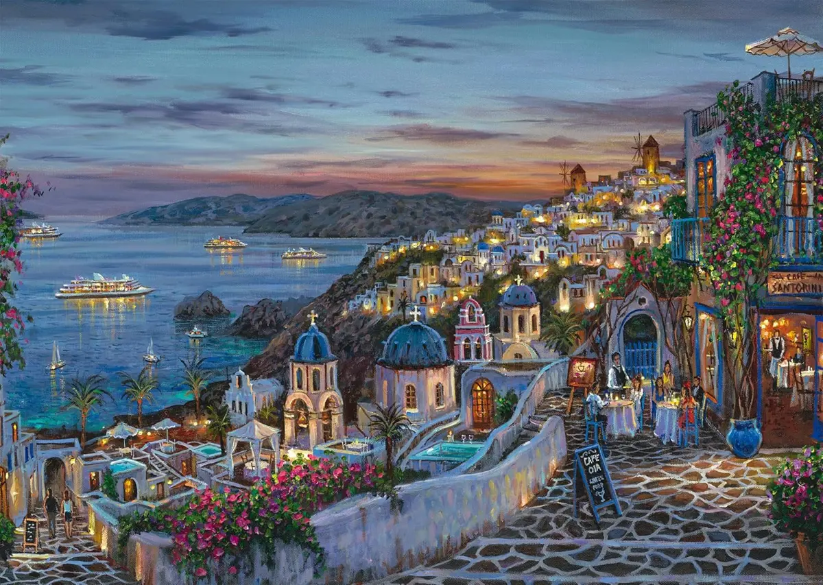 Puzzle Robert Finale: Santorini Sunset