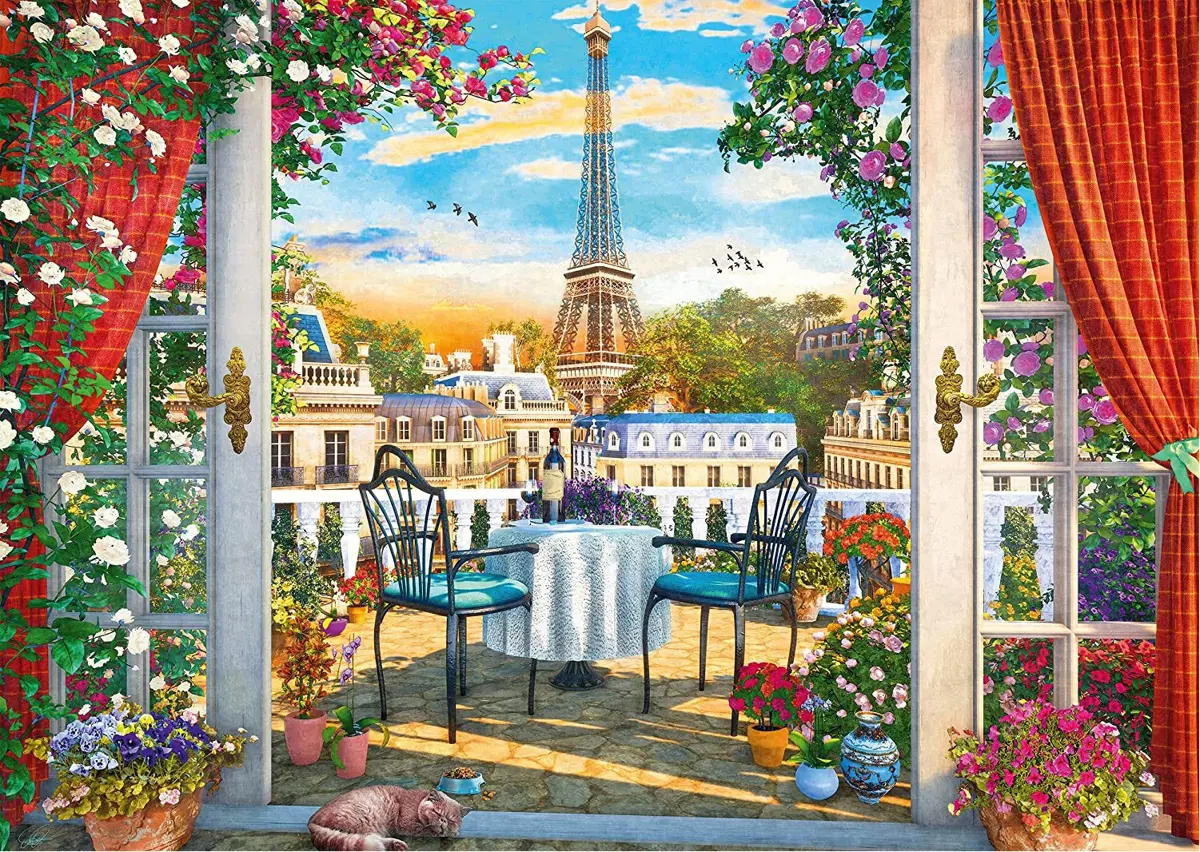 Puzzle Terrace in Paris