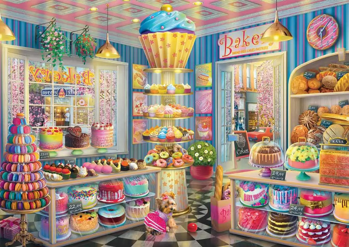 Puzzle The Brightly Coloured Bakery